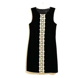 Jessica Simpson velvet sleeveless shift dress